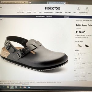 Birkenstock Tokio super grip blackleather BRANDNEW